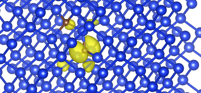 Carbon defect complex in silicon