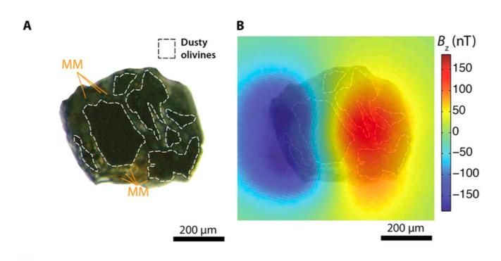 Magnetic Fields in Semarkona Meteorite Grains