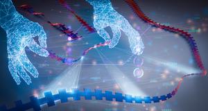 Artist impression of new nanostrings that can vibrate for a very long time