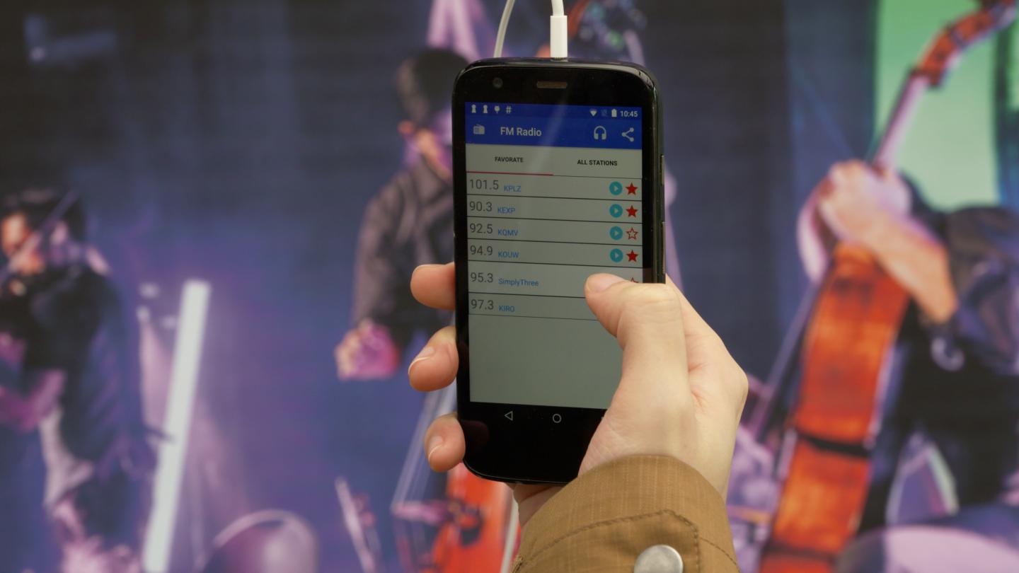 FM Backscatter Phone Display