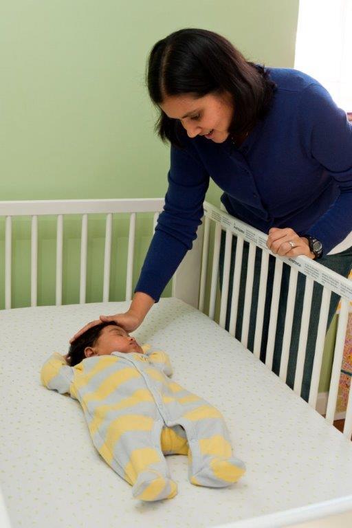 Infant in Safe Sleep Environment