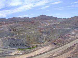 Copper mine in Arizona