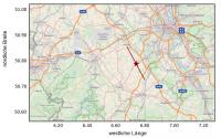 Location of the Earthquake Scenario in the Cologne Area