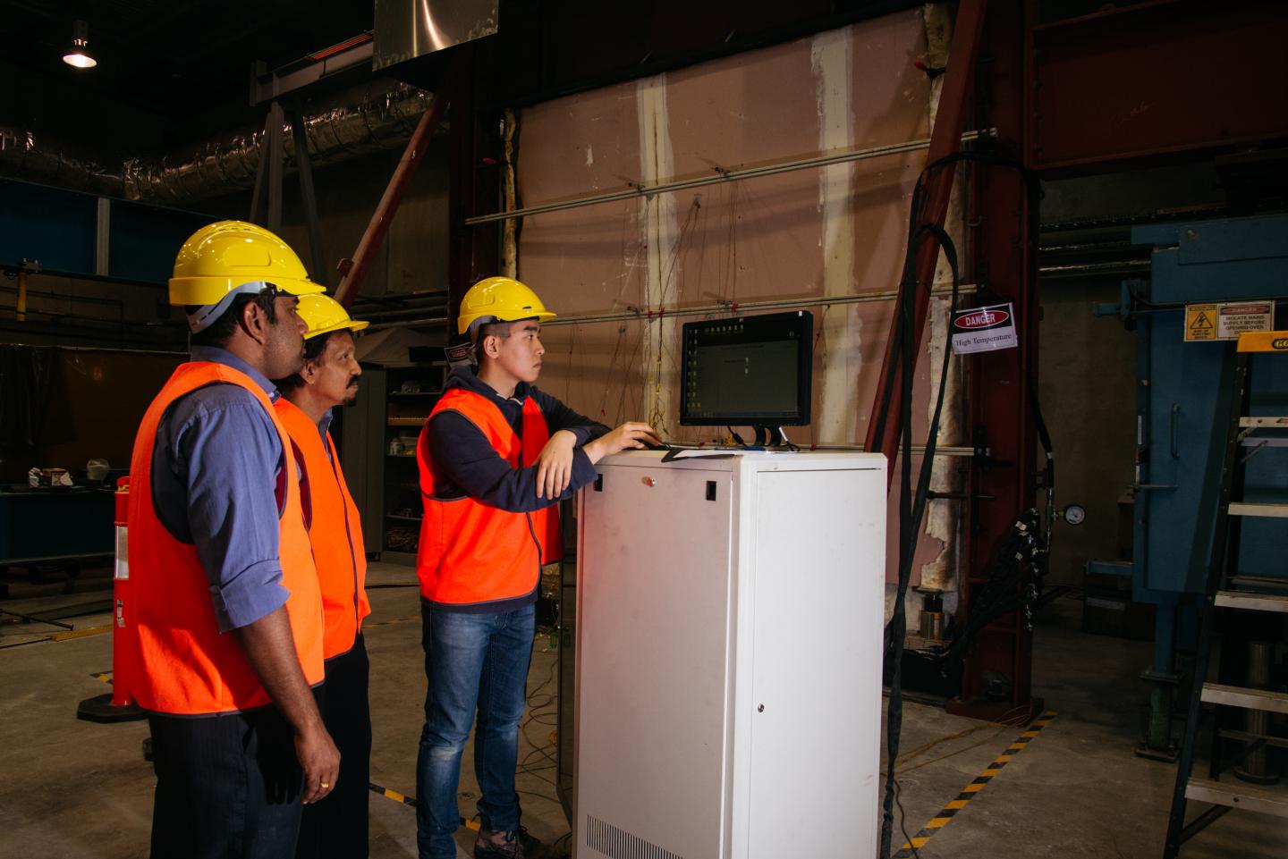 Professor Mahendran at the QUT Wind and Fire Lab