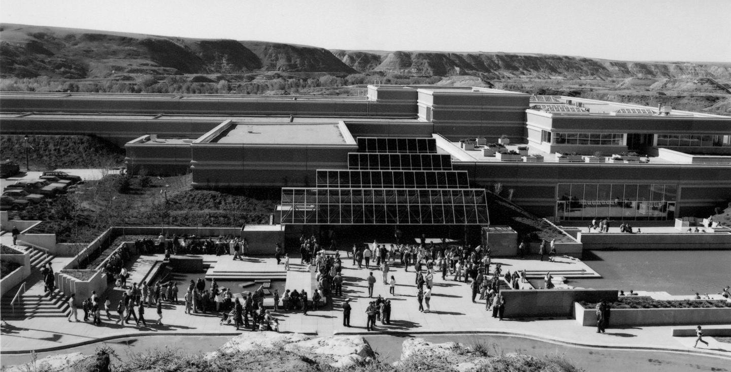 Opening Day of the Royal Tyrrell Museum, 1985