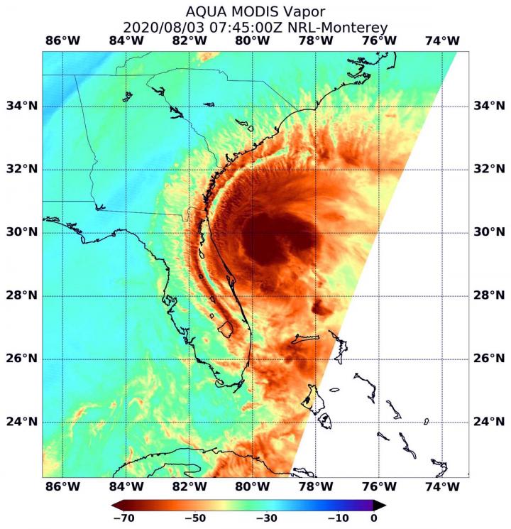 AIRS Image of Isaias