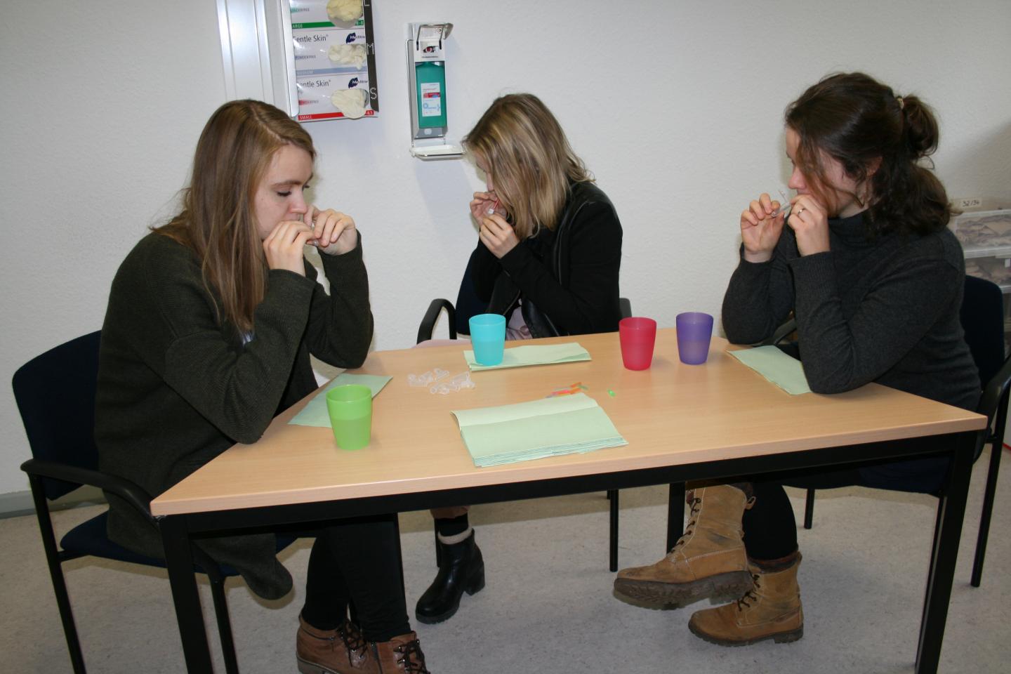 Participants Provide a Saliva Sample for Hormone Analysis