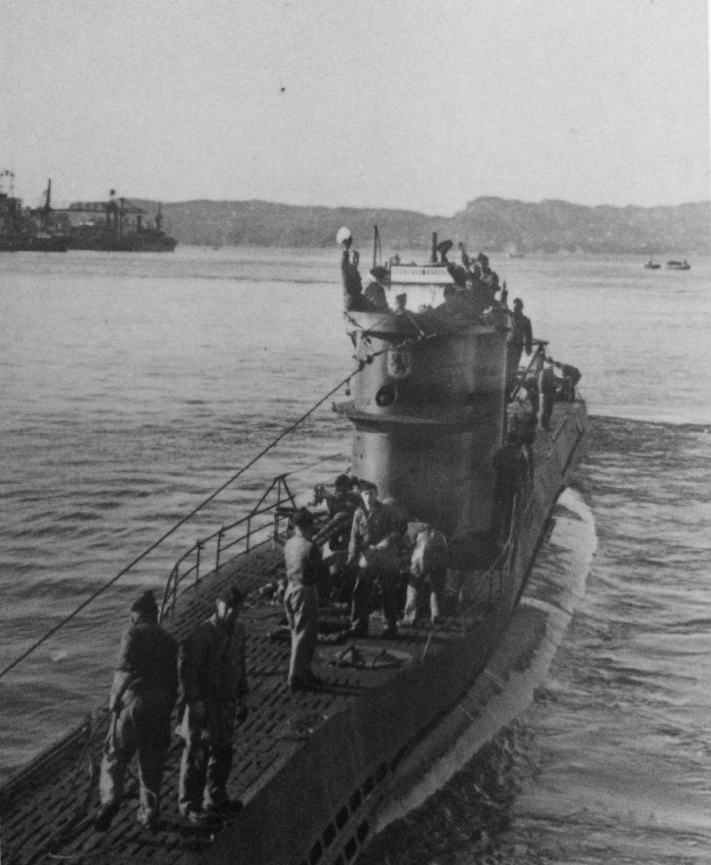 German U-576 Departs Saint-Nazaire, France