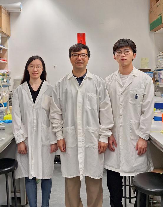 Prof. GUO Yusong (center) and his research team at HKUST