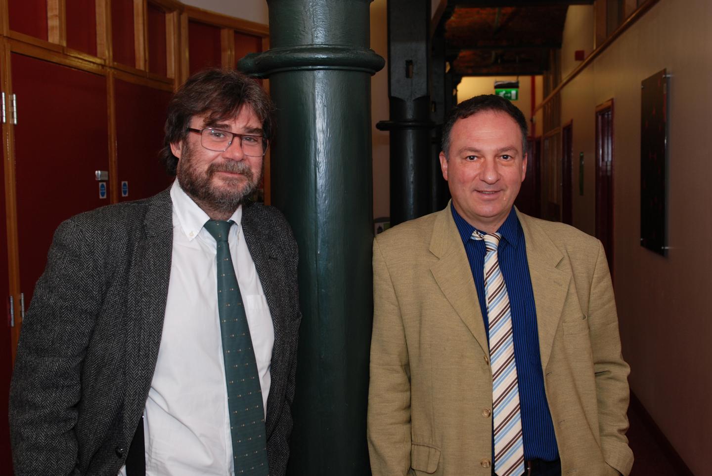 Ian Glover and Dr Pavlos Lazaridis, University of Huddersfield