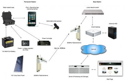 The ARBIMON Recording and Analysis Set-Up