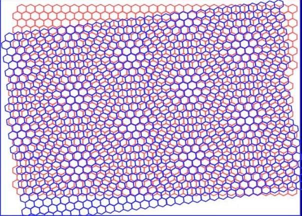 Schematics of a Moiré Pattern