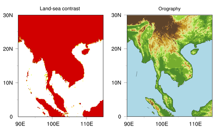 indochina peninsula map world view