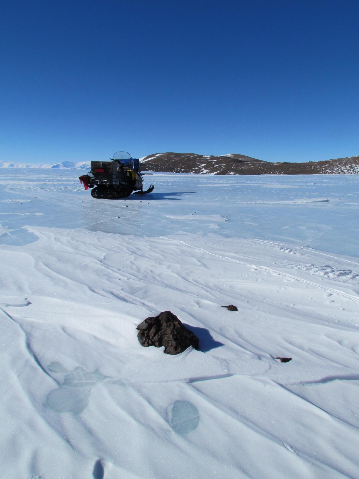 Sample Collecting of Meteorites in the Antarctica (2 of 2)