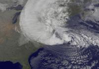 NOAA's GOES-13 Satellite Captured This Visible Image of Hurricane Sandy