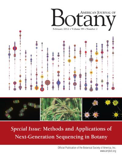Cover of the American Journal of Botany Special Issue for February 2012