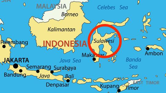 Sulawesi On World Map Sulawesi, Indonesia [Image] | Eurekalert! Science News Releases