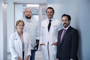 Aaron James and clinical team at NYU Langone Health