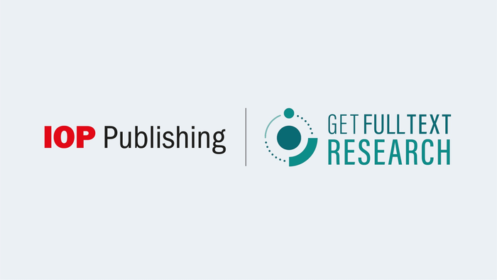 IOP Publishing and GetFTR make access to published research easier