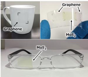 UV tape sticks 2D materials to a wide range of different substrates