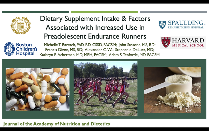Prior weight loss, history of bone stress injury, and eating behaviors associated with dietary supplement use in preadolescent endurance runners