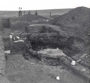 1961 excavation at Lamb Spring