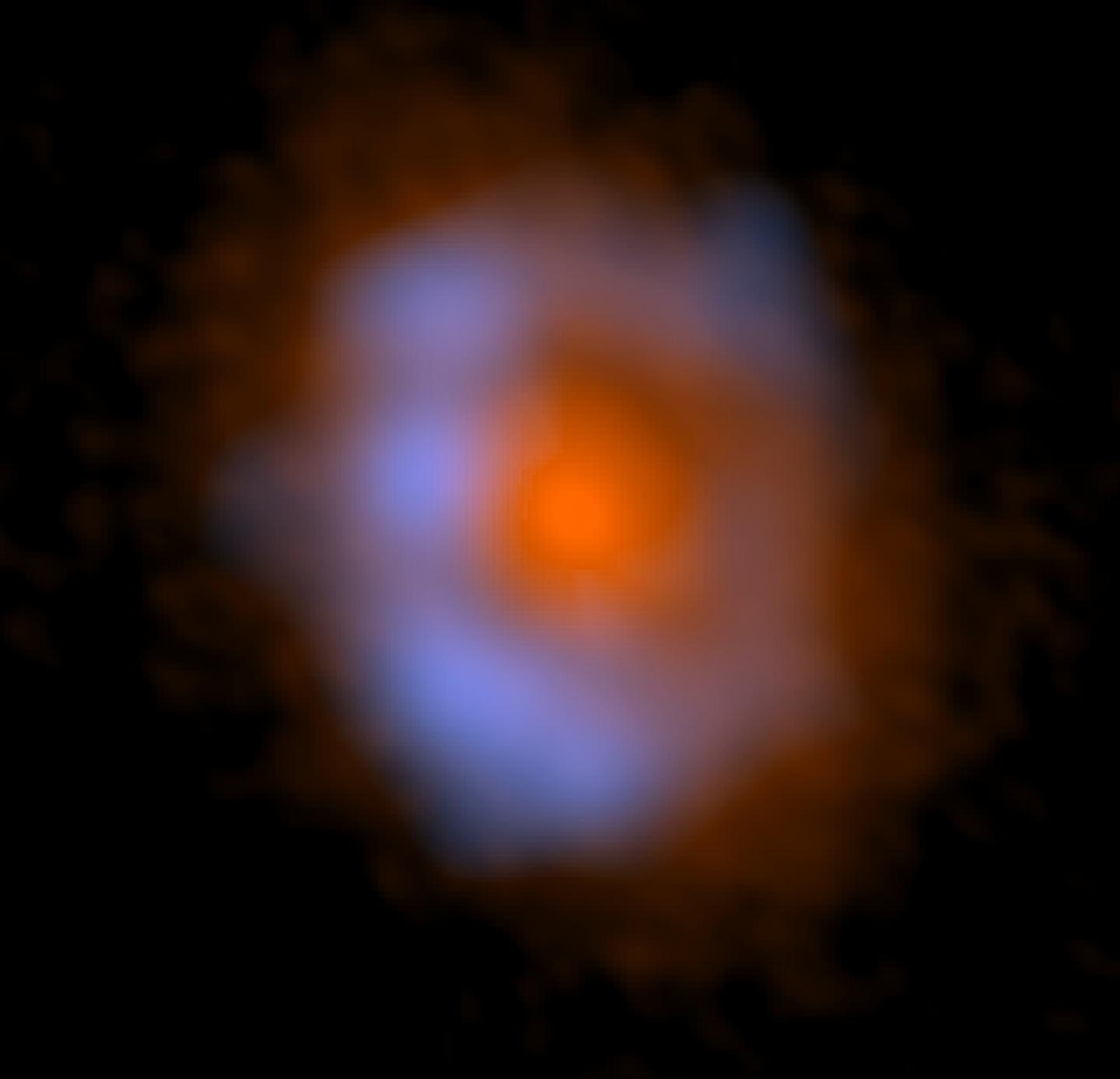 False-Color Image of V883 Ori Taken with ALMA