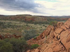 The Hamersley Range, a mountainous region of Western Australia