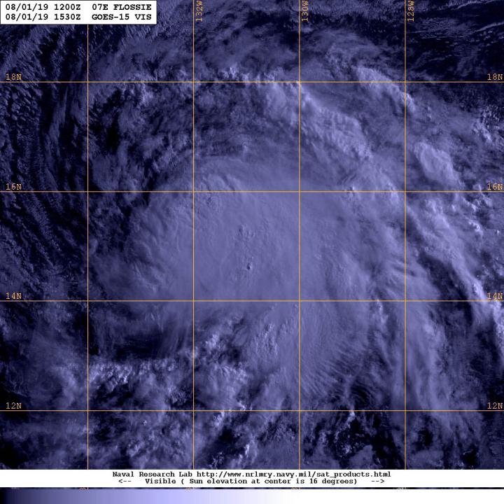 GOES-West image of Flossie