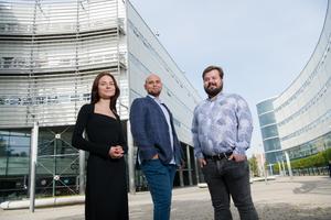 Photo-Left to Right Arina Skorochodova, Dr Mikhail Vasenin, and Dr Savva Shanaev.