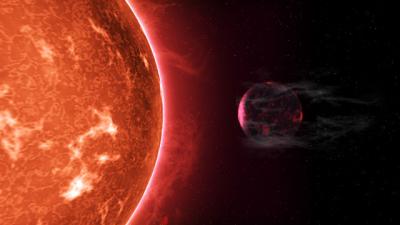 Planet Being Stripped By Host Star’s Heat