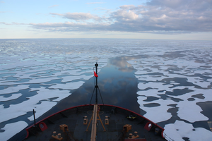 Ship in the Arctic