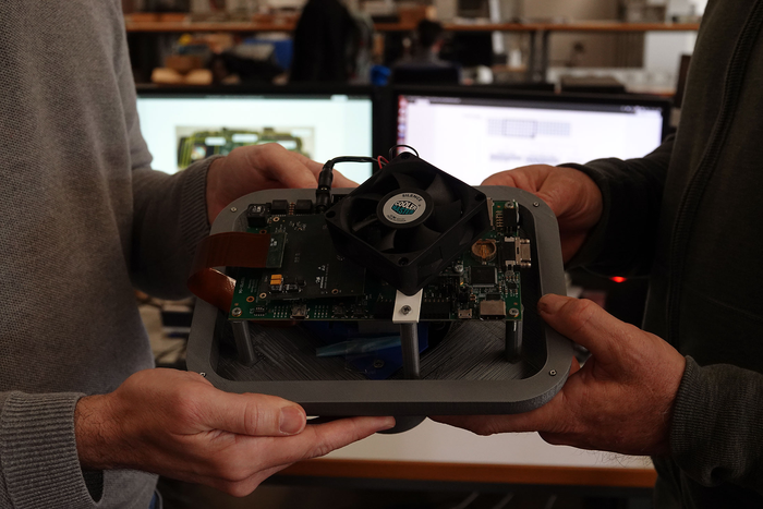 A novel eye detection system capable of capturing images in motion from a distance of two meters