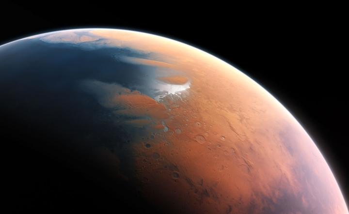Artist's Impression of Mars 4 Billion Years Ago