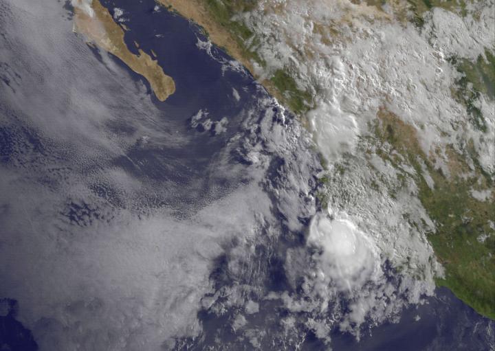 GOES-West Image of Carlos