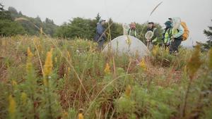 butterfly researchers talking