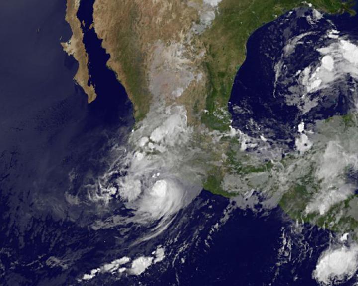 GOES-West Image of Carlos