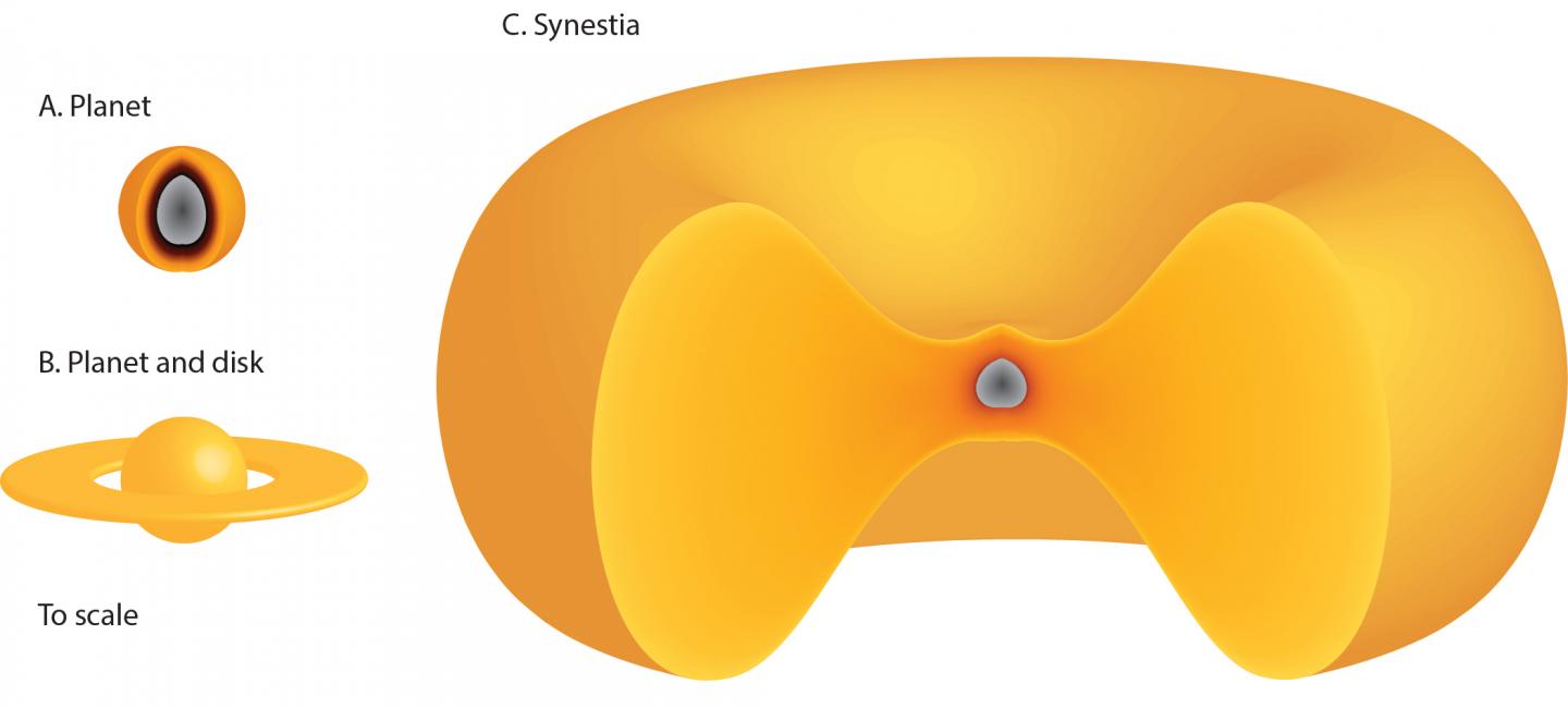 Synestia Is a New Type of Planetary Object