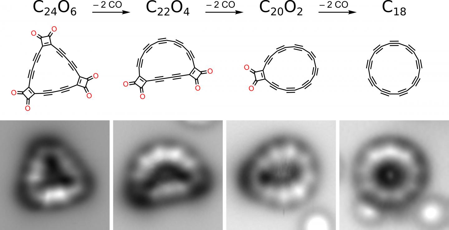 At Long Last, Scientists Create and Characterize the Structure of 18-Carbon Ring (1 of 6)