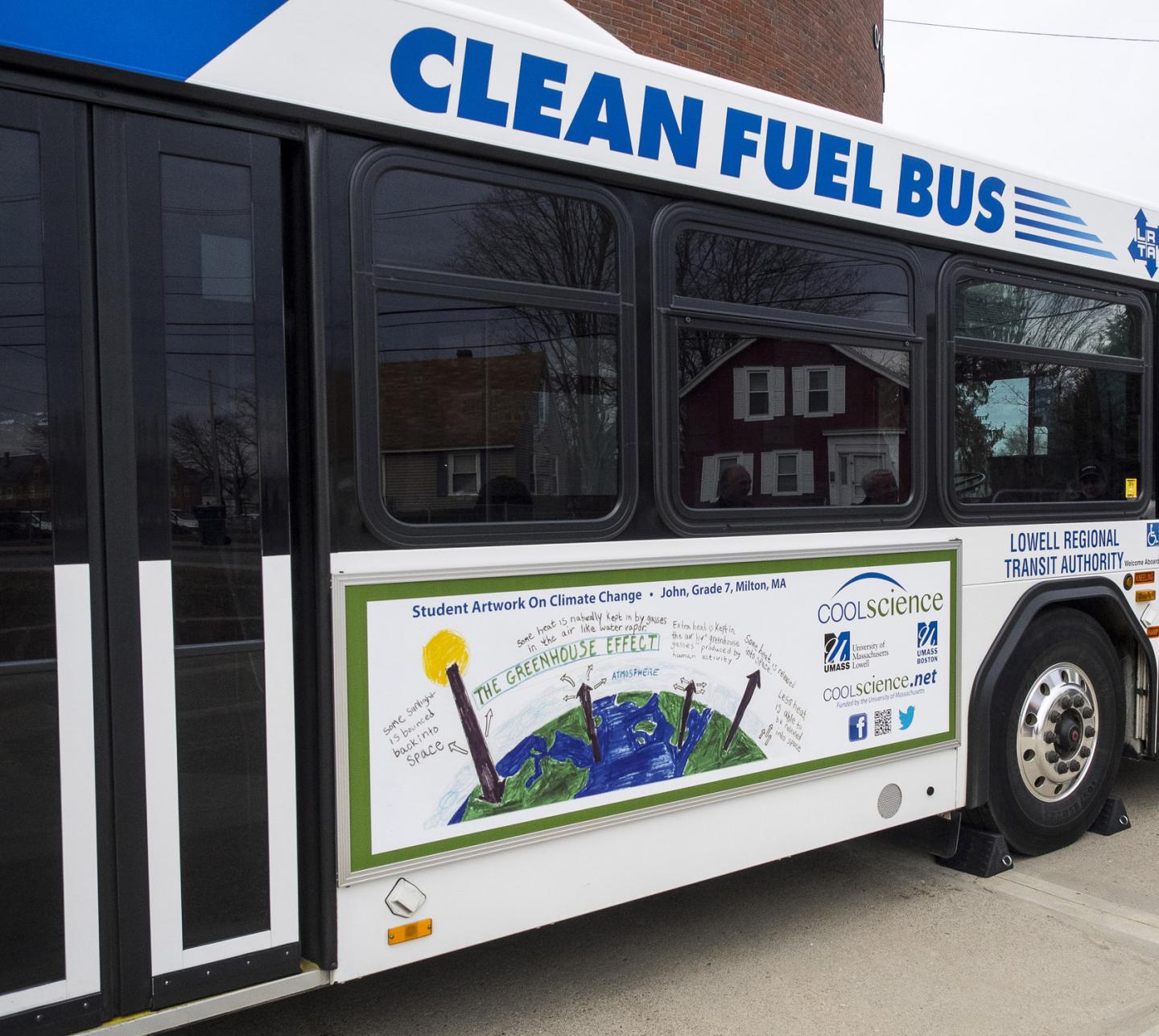 Umass Lowell's Cool Science Program -- Bus Exterior