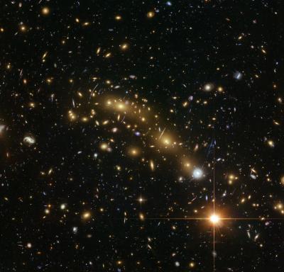 Colour Image Of Galaxy Cluster Mcs J0416.1-2403