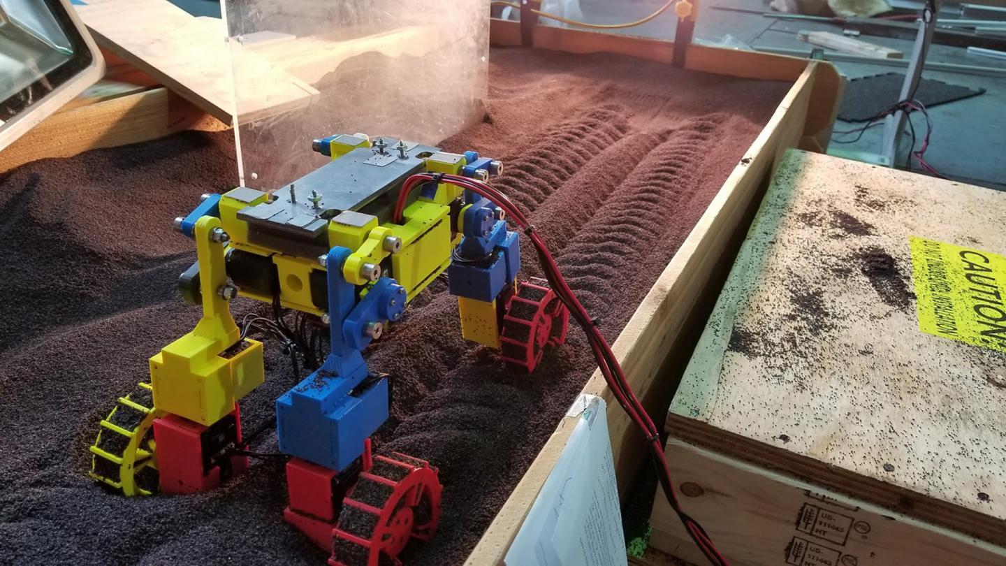 Mini Rover in Granular Surfaces