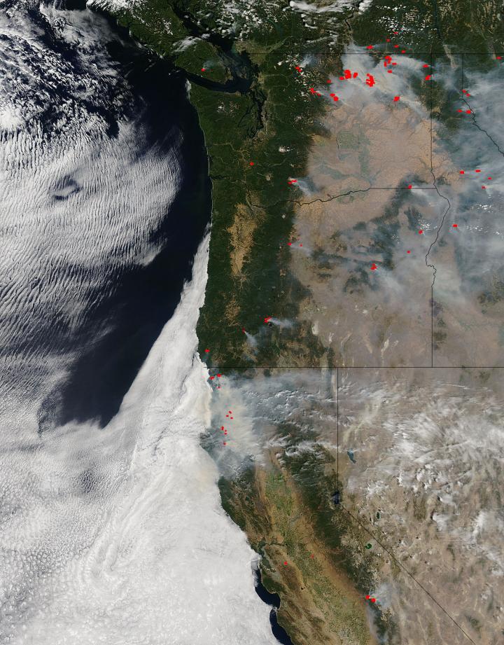 Fires Ravaging Washington, Oregon and California