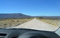 Unpaved Fravel Road in Namibia