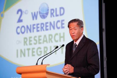 Singapore's Education Minister at 2nd World Conference on Research Integrity