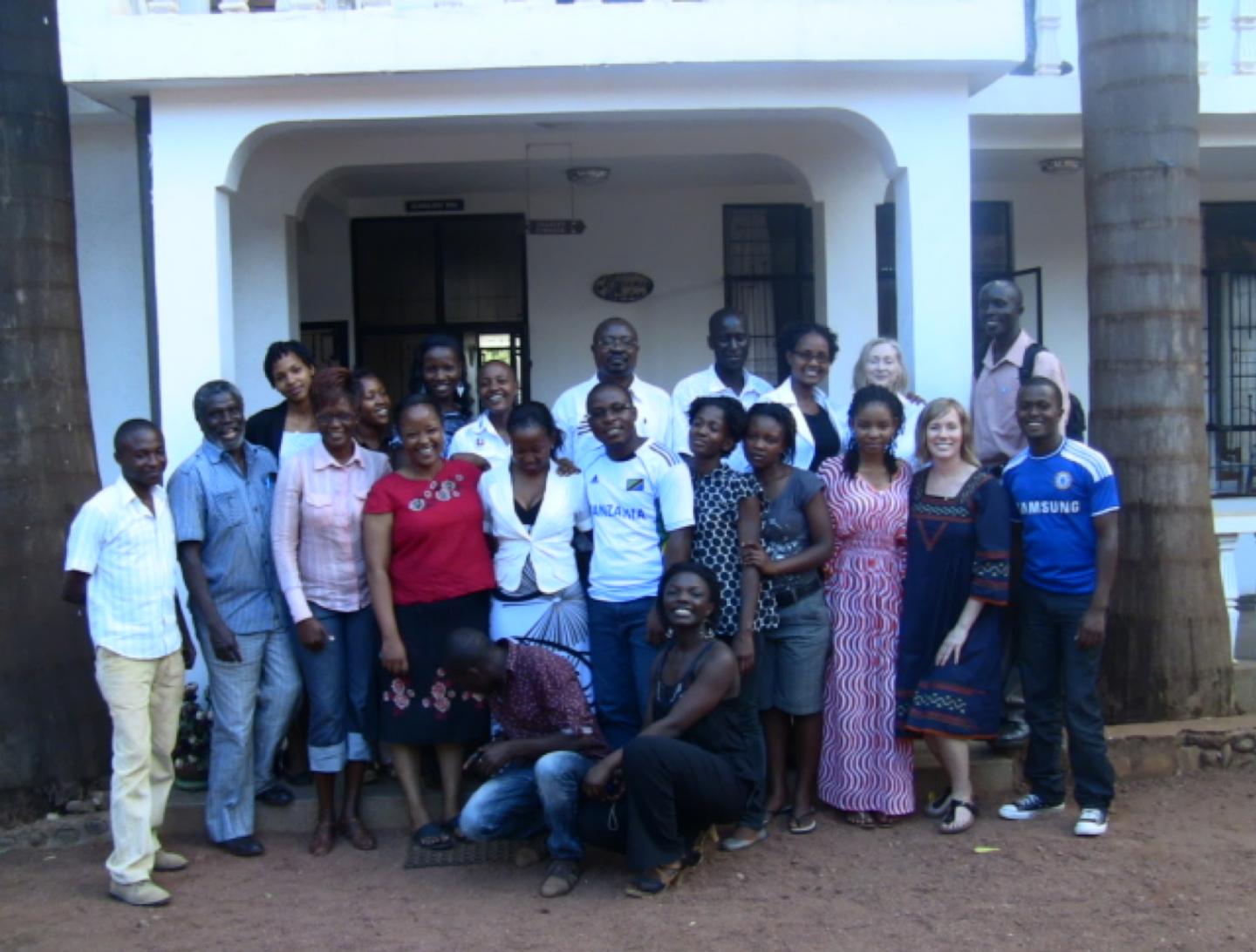 Lay Counselors Get Together at End of Training