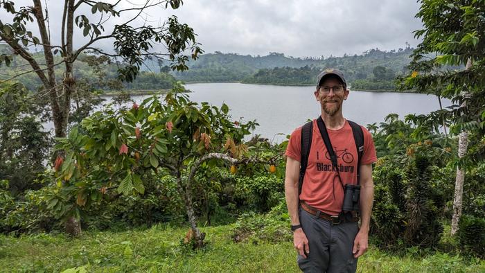 J. Leighton Reid is in Esmeraldas, Ecuador, by the Laguna de Cube, a designated wetland of international importance, where he is conducting research for restoring the ecology of the Chocó rainforest.