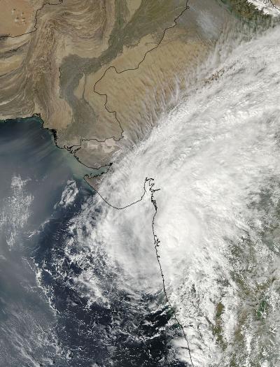 NASA MODIS Visible Image of Phyan