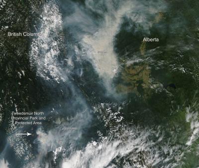 Fire Danger Extreme in British Columbia, Canada