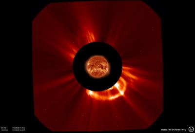 SOHO Sees Earth-directed CME